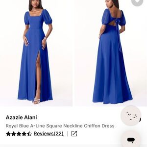 Azazie Alani Royal Blue Bridesmaid Dress